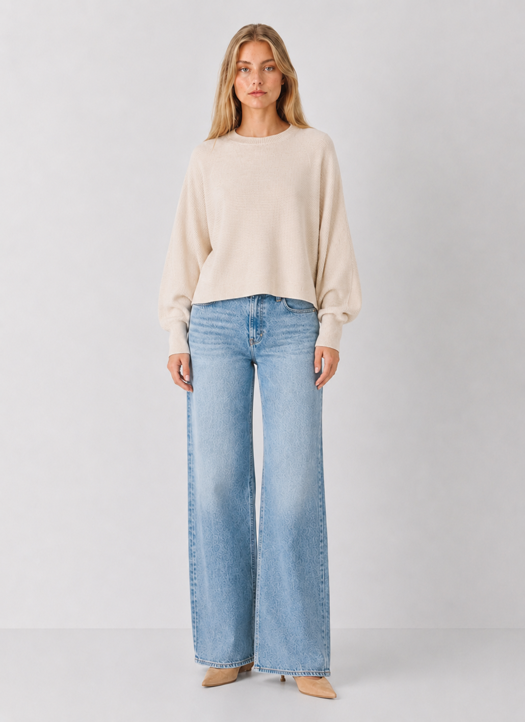 Dolman Sleeve Sweater Top