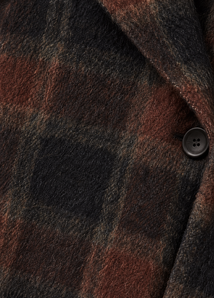 Habitual Oversized Plaid Coat