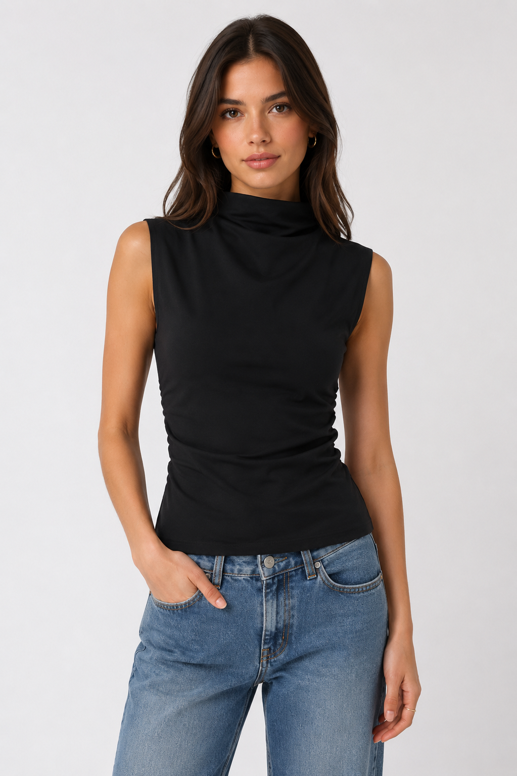 The Essential Mock Neck Top