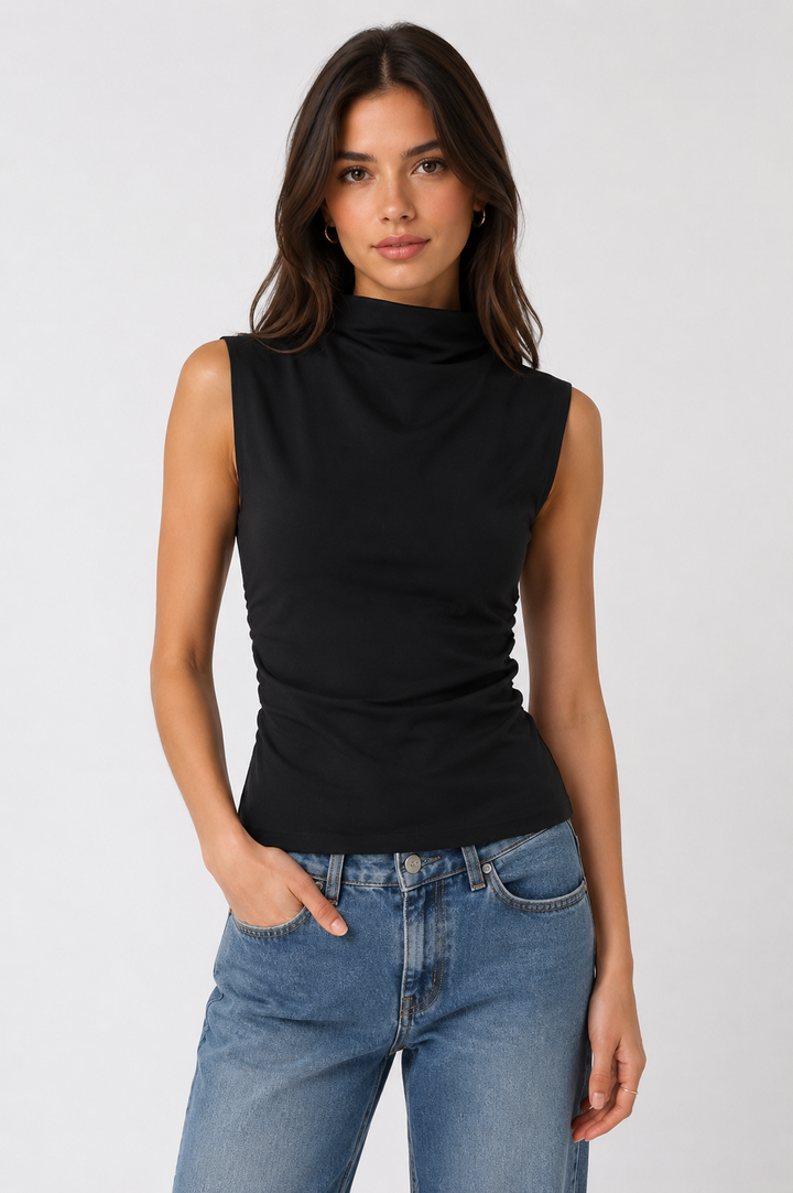 The Essential Mock Neck Top