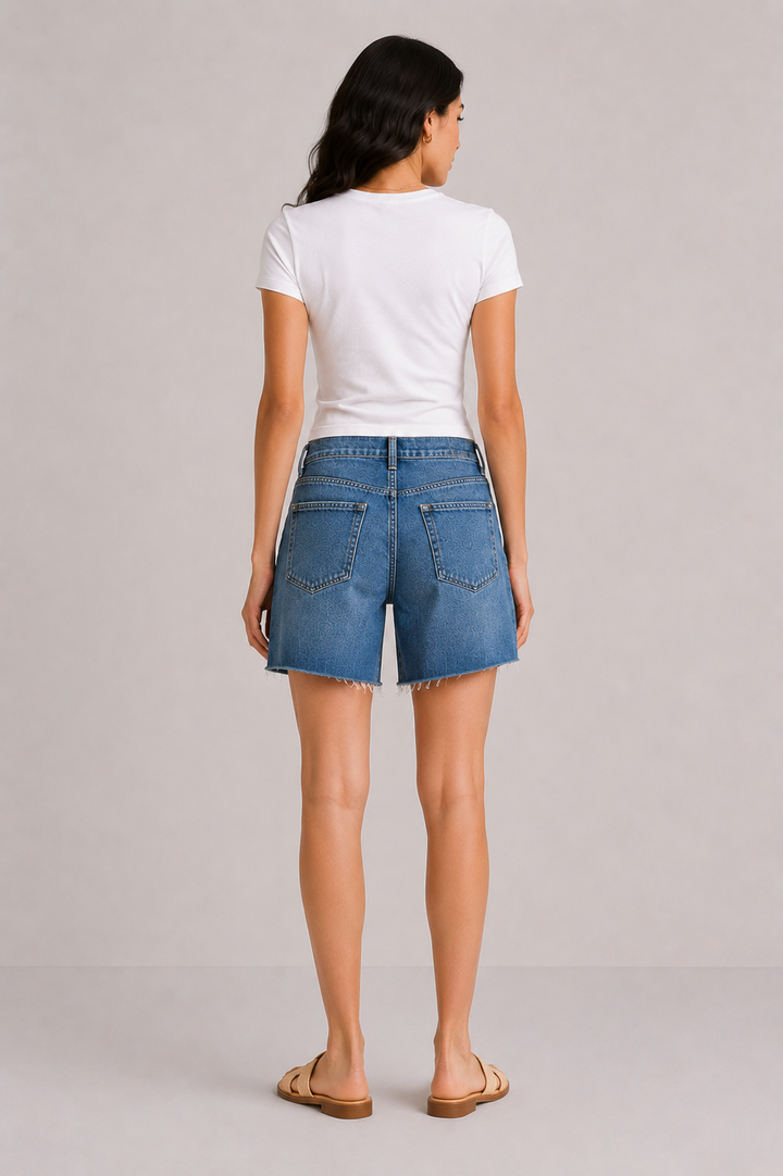 Just Black Denim Bermuda Short