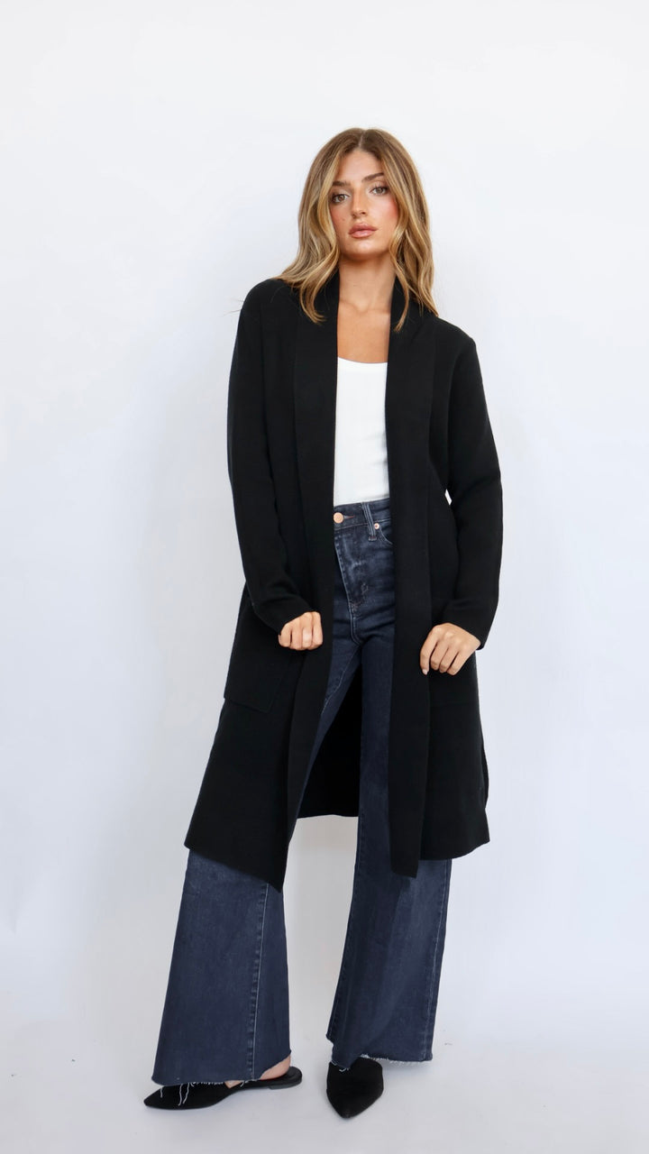 Pinch Classic Open Front Coat Cardigan