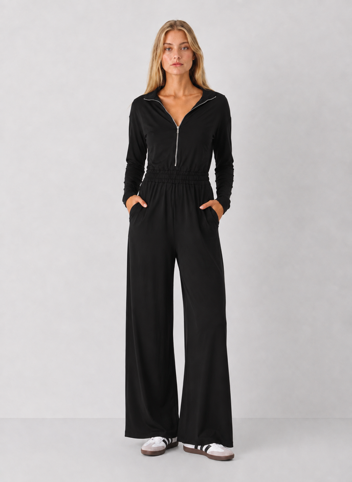 Claire Zipper Jumpsuit - FINAL SALE