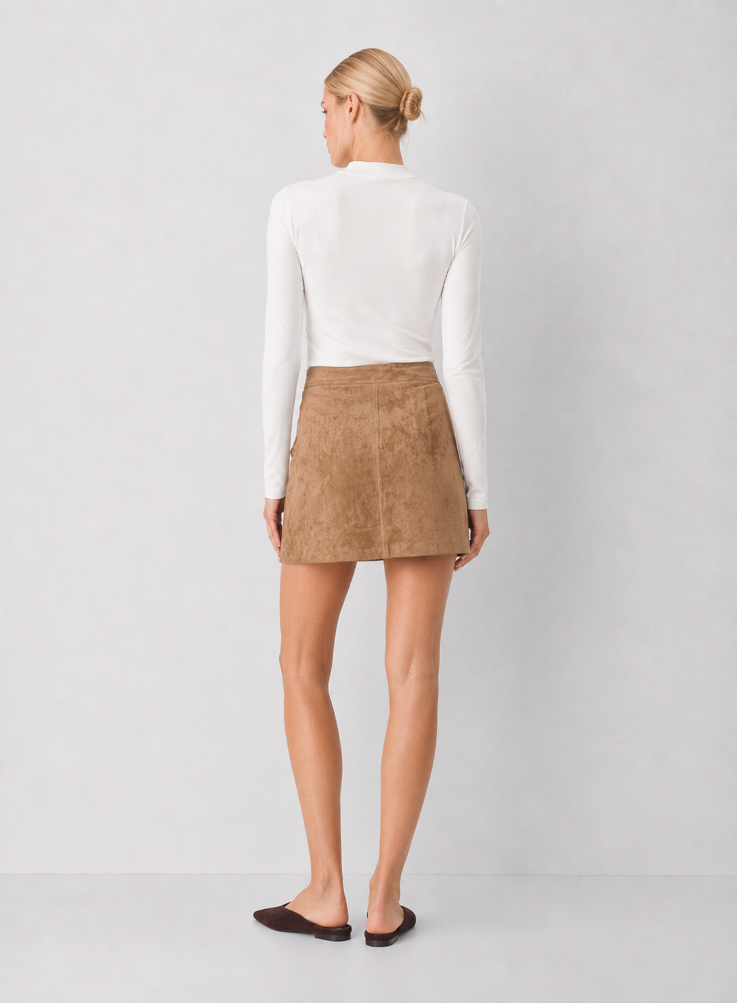 Z Supply Perri Suede Mini Skirt