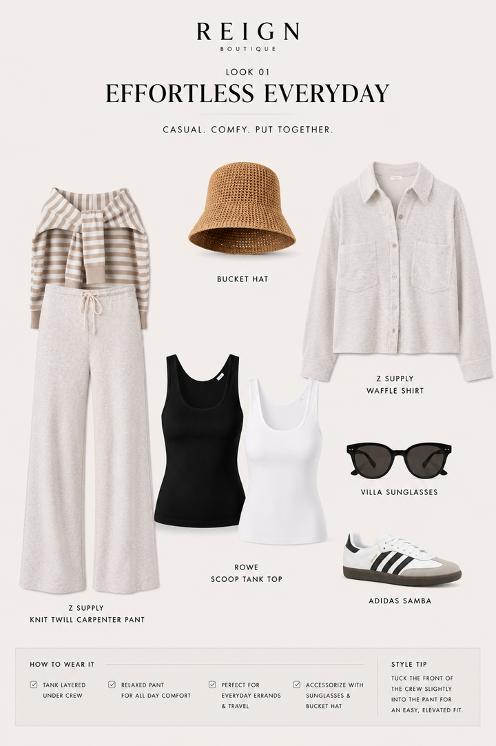 Click through the 15 style board outfit options