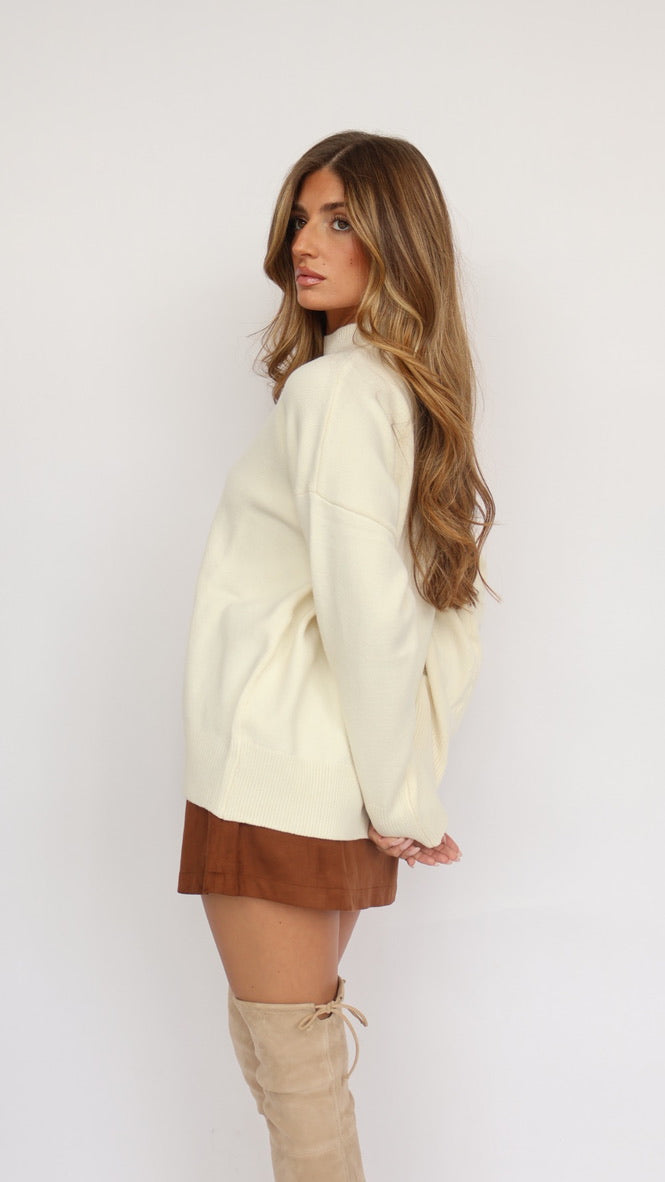 Heritage Mock Neck Sweater