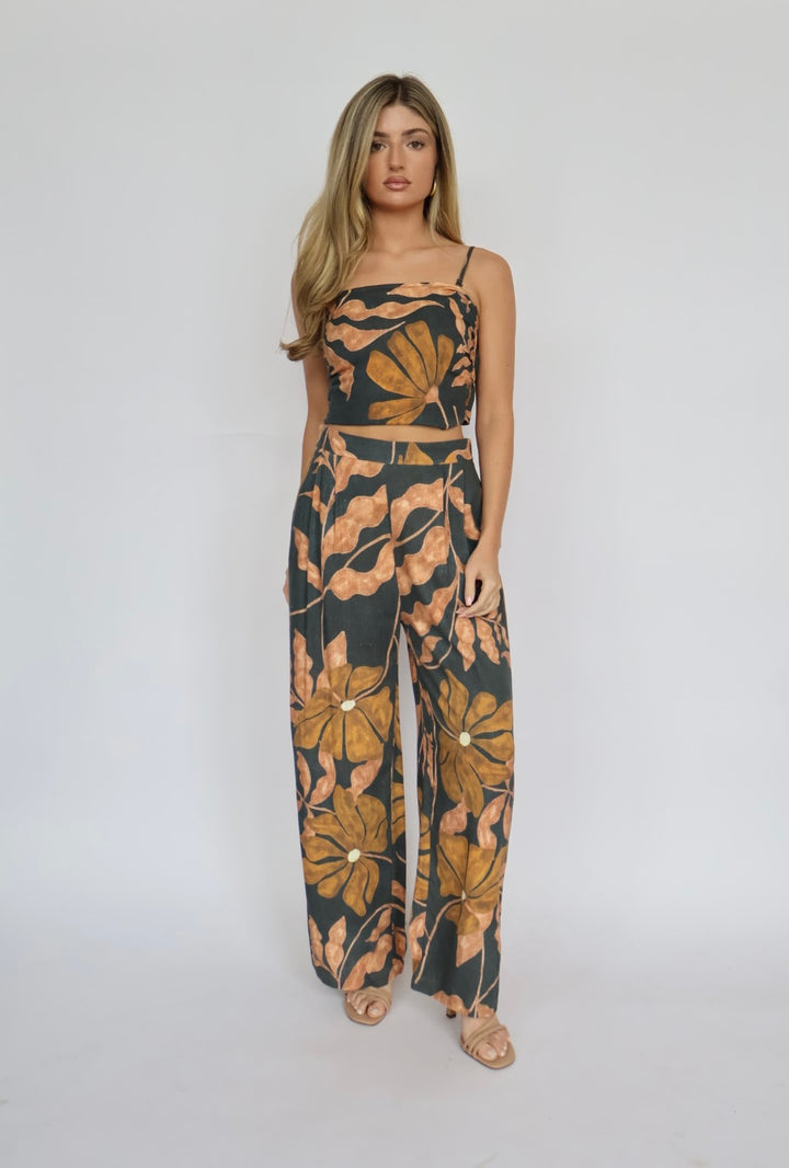 Pattern Palazzo Pants