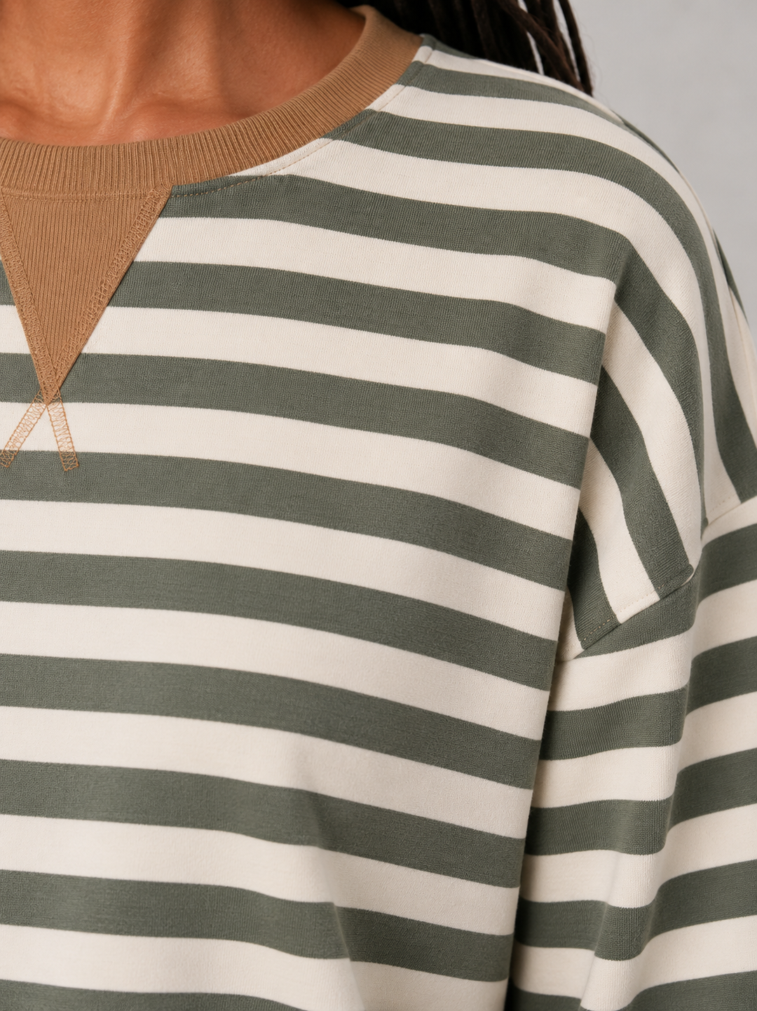 Preorder Z Supply Low Key Stripe Sweatshirt