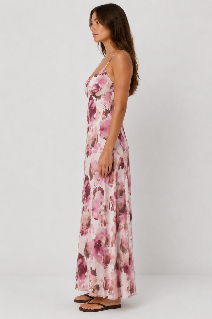 Vintage Rose Maxi Dress