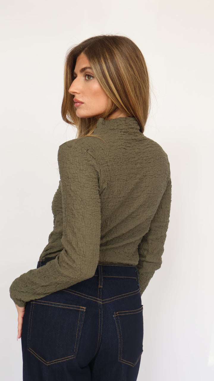 Habitual Fitted Turtleneck Top