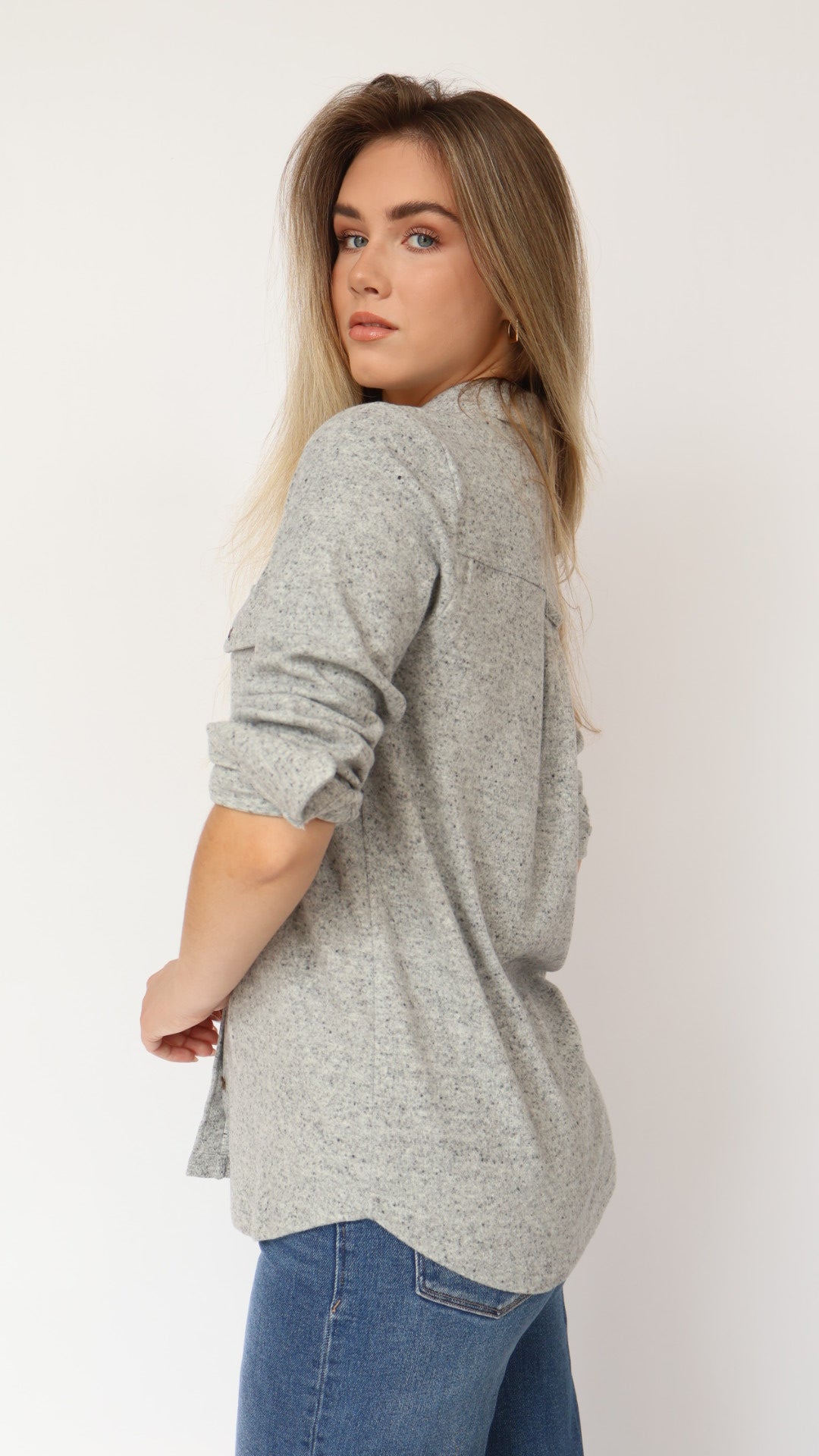 Thread & Supply Cassian Knit Button Down Shirt