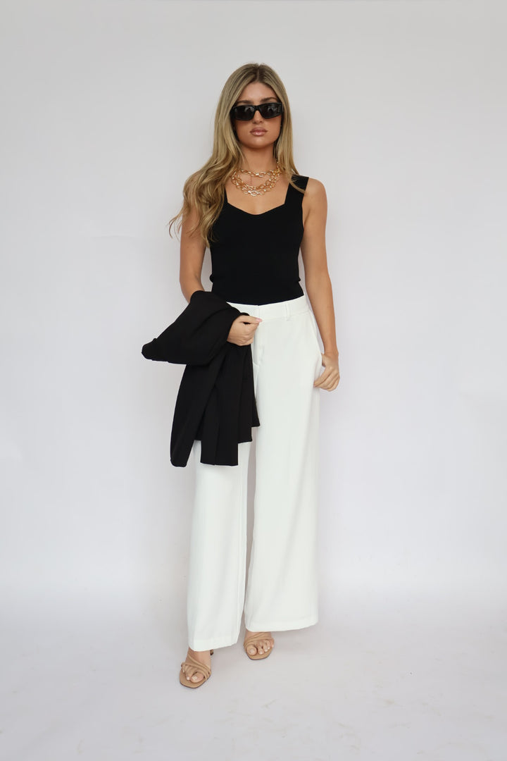 Sweetheart Neck Tank Top