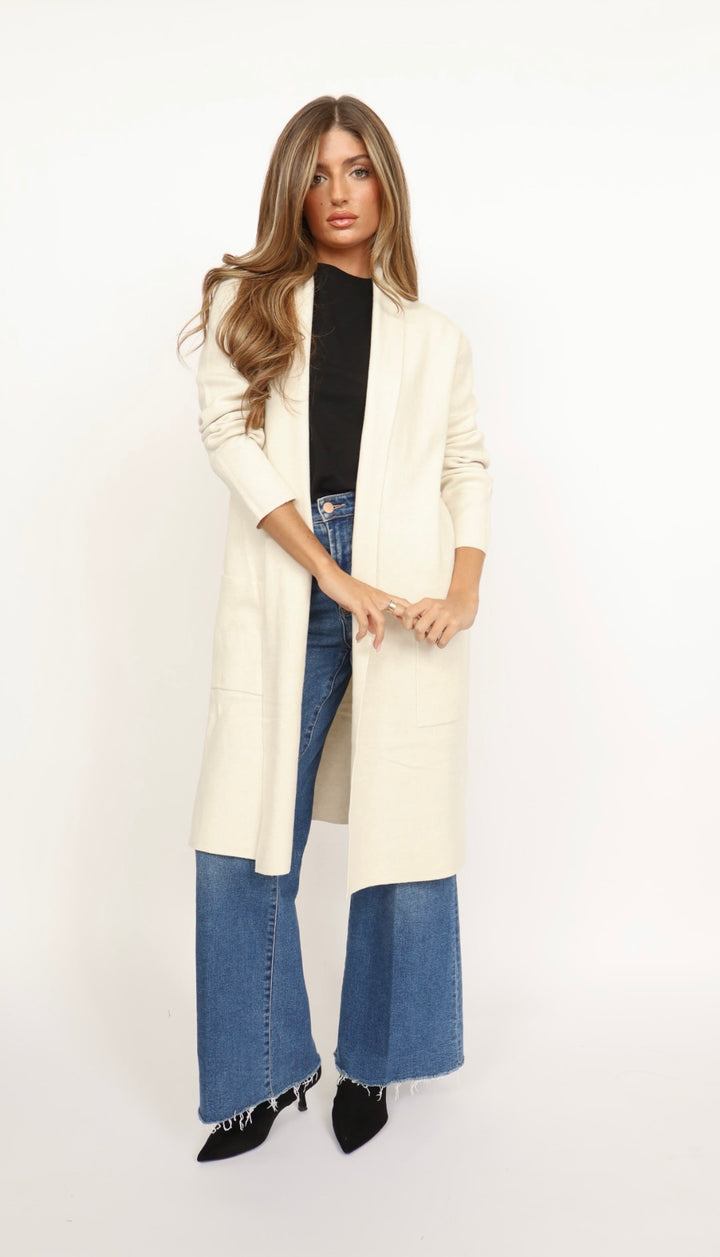 Pinch Classic Open Front Coat Cardigan