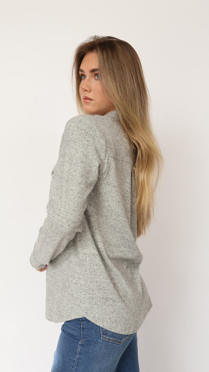 Thread & Supply Cassian Knit Button Down Shirt