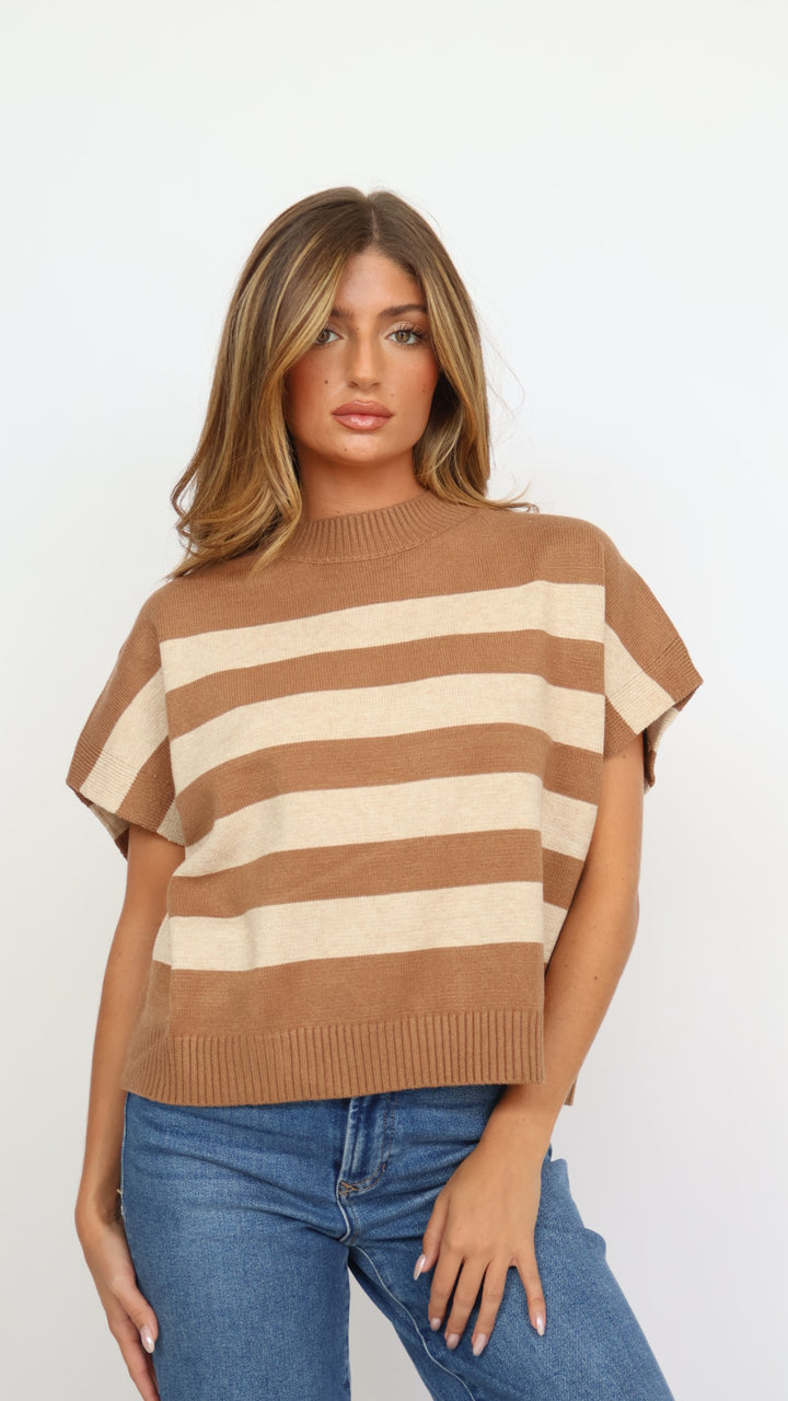 Stripe Sweater Vest