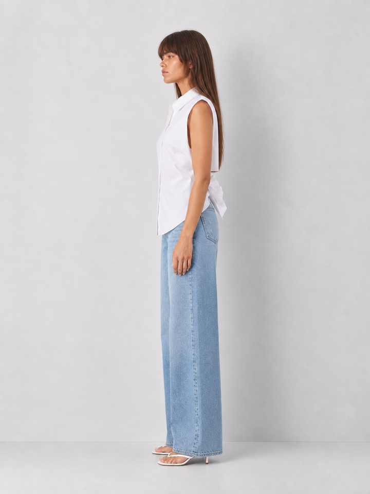 Habitual Tie Back Sleeveless Shirt