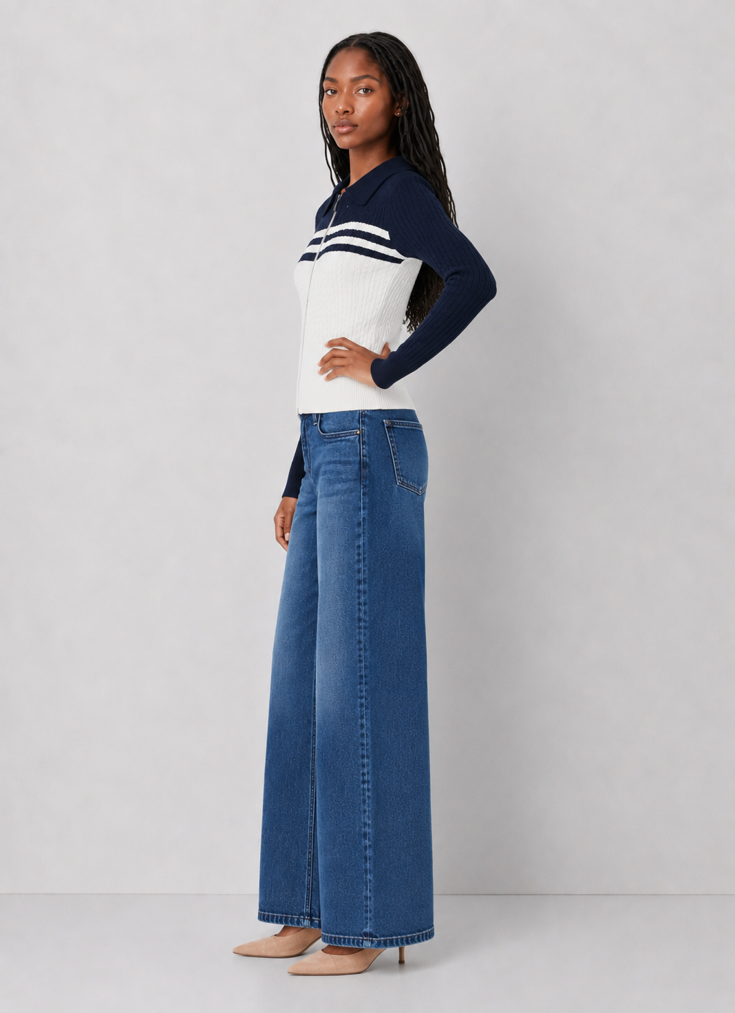 Dear John Nola Zip Up Sweater - Nola