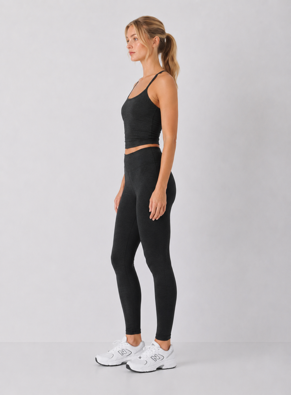 Beyond Yoga: Spacedye Slim Racerback Cropped Tank