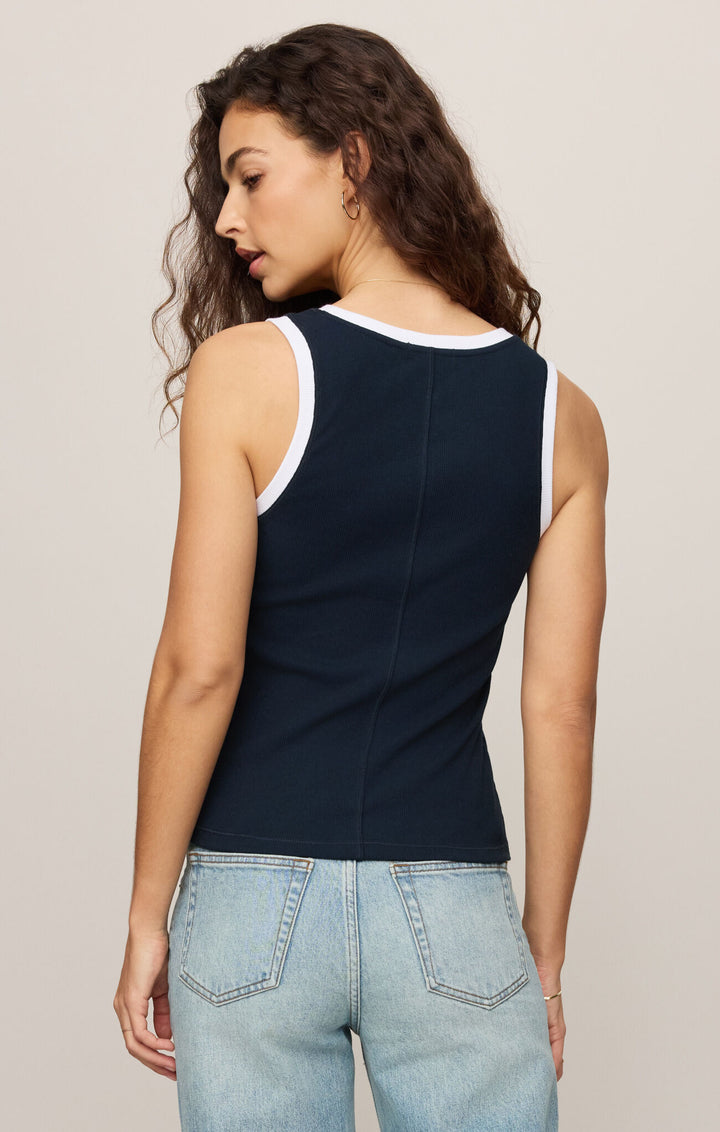 Z Supply Sirena Colorblocked Rib Tank