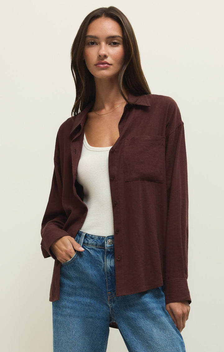 Z Supply Alfie Button Up Shirt