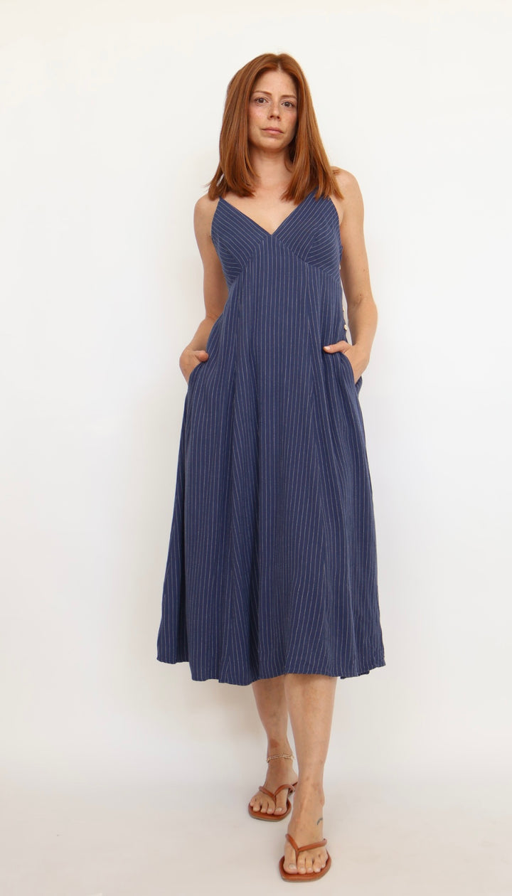 Linen Midi Dress