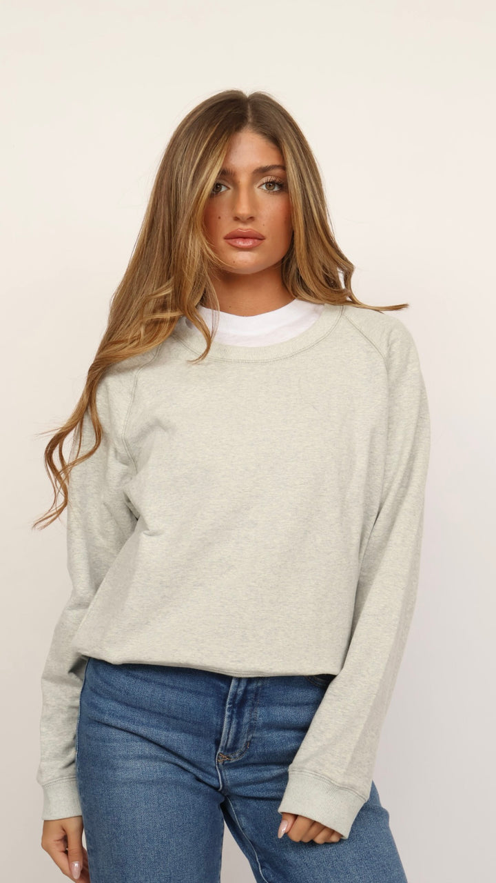 The Perfect Cotton Crew Neck Sweatshirt