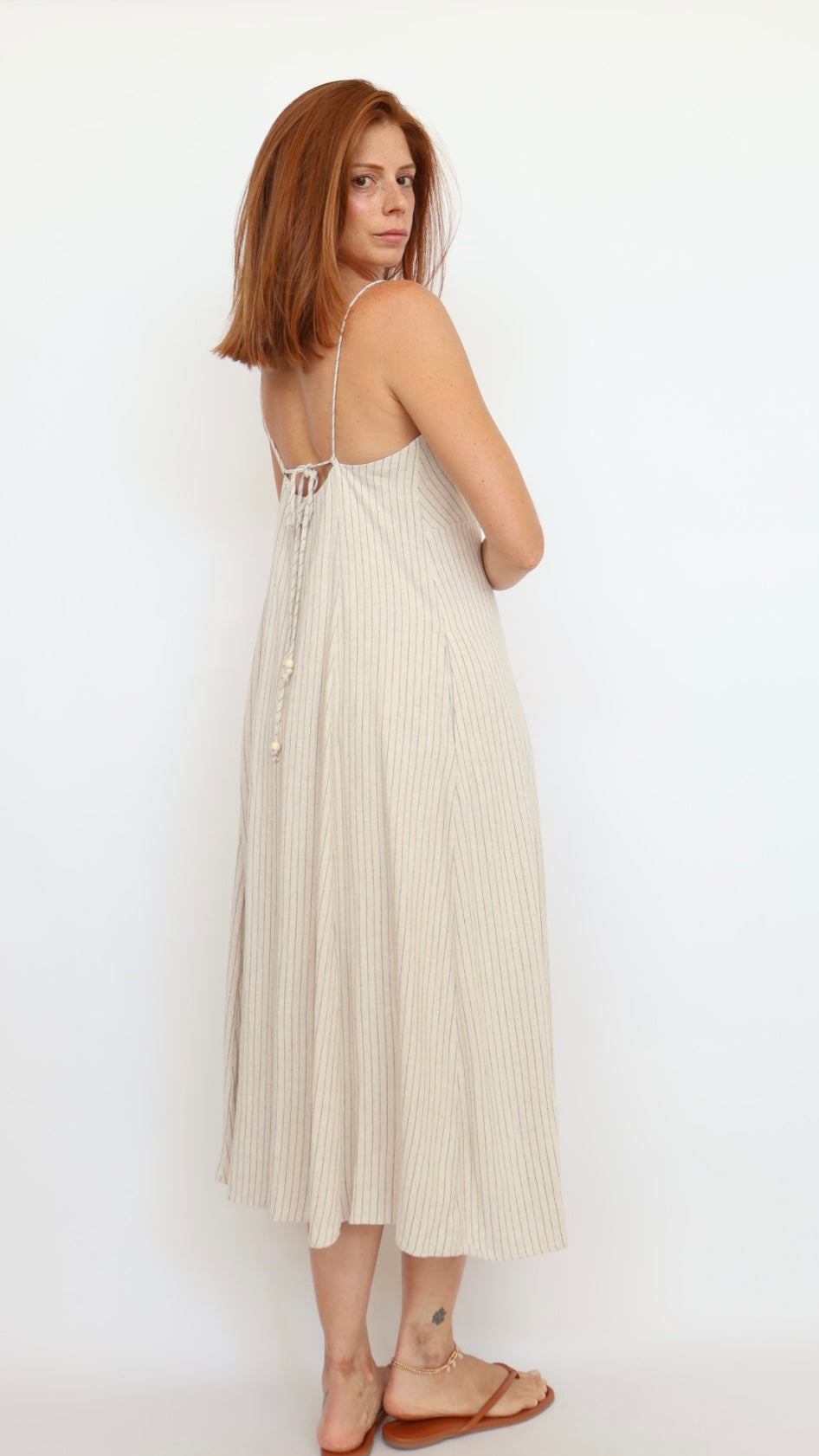 Linen Midi Dress