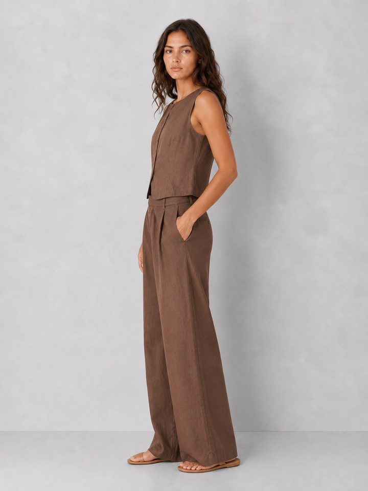 Z Supply Roman Linen Vest