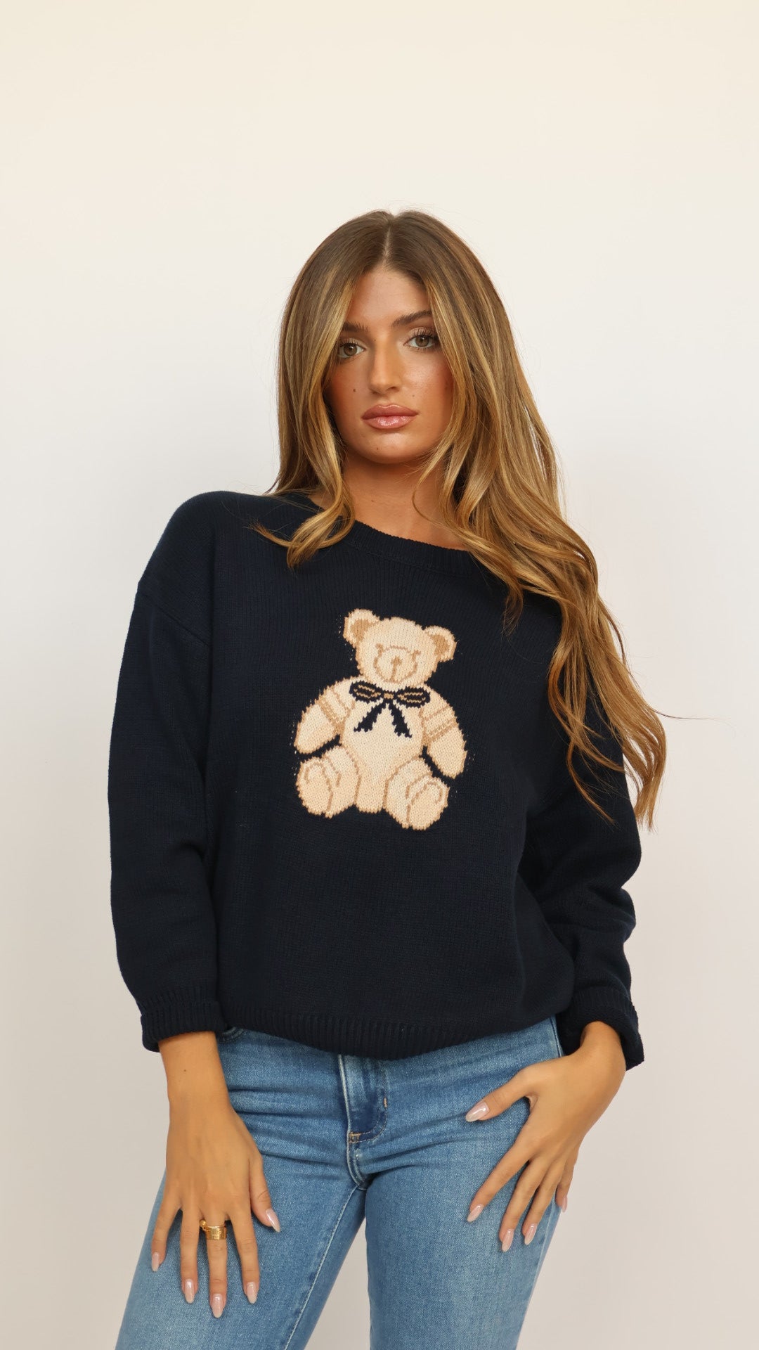 Oversized Polo Sweater