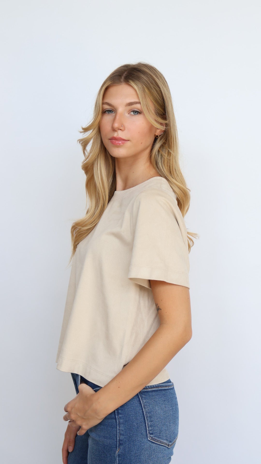 Steve Madden Ezra Top Vegan Suede Top