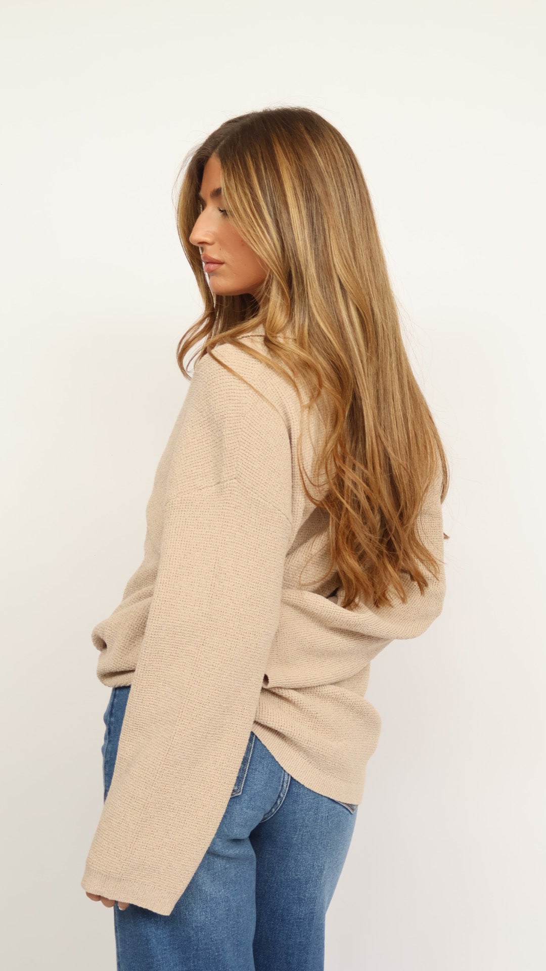 Collared Polo Sweater