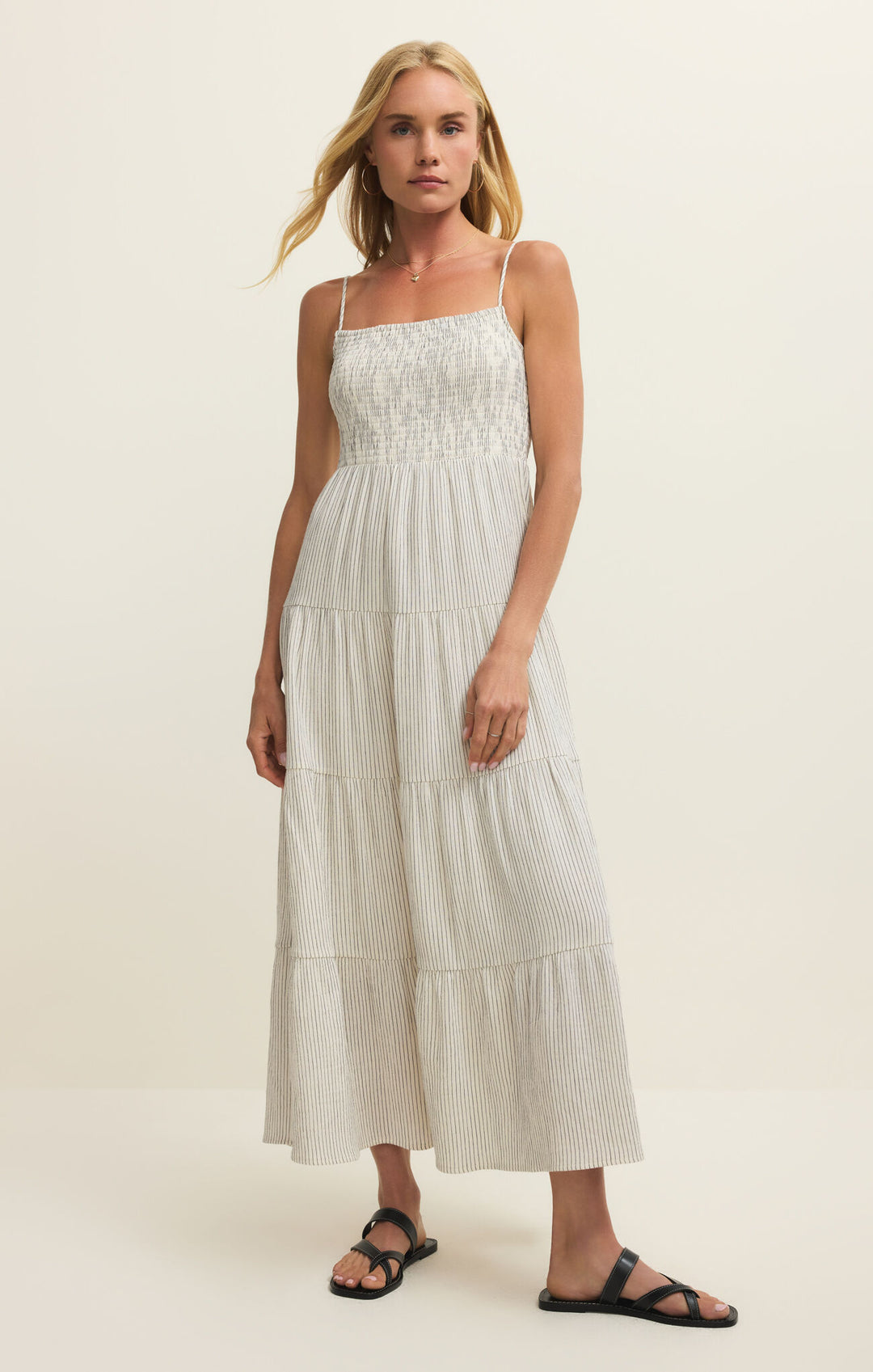 Preorder Z Supply Balos Striped Maxi Dress