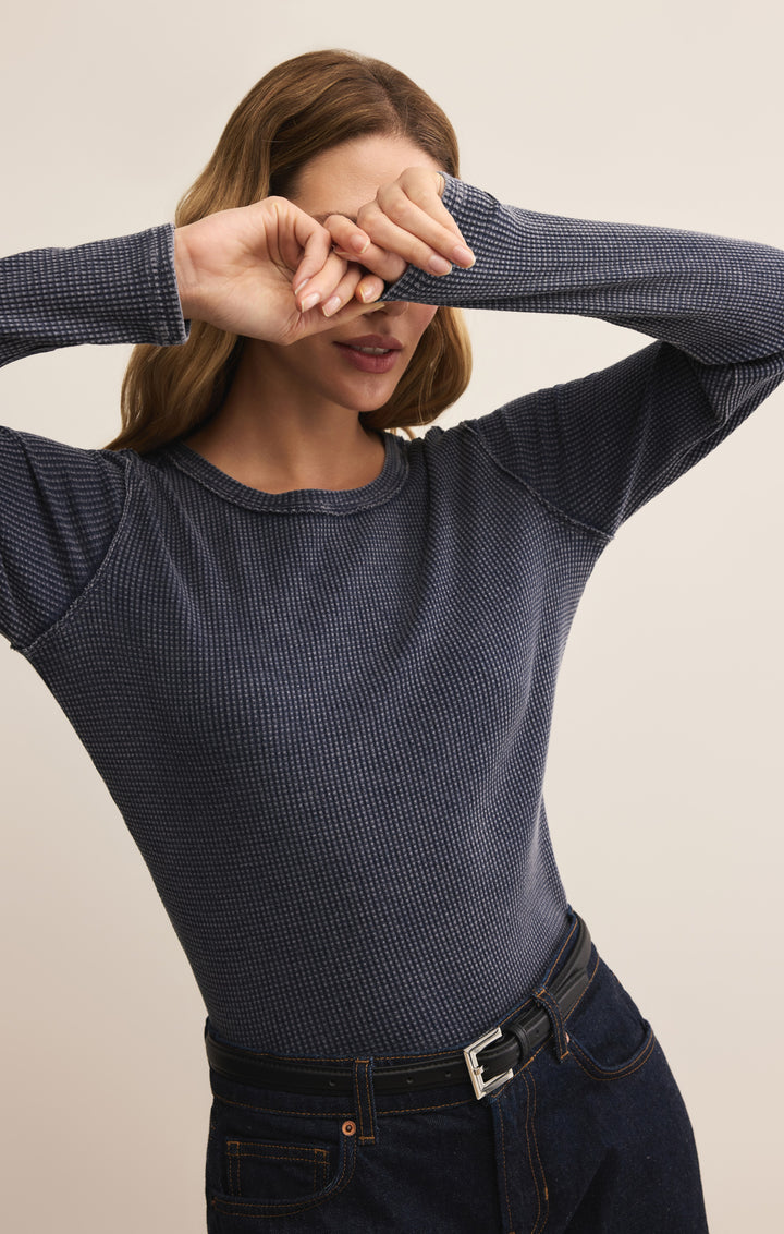 Z Supply Arlet Thermal Long Sleeve Top