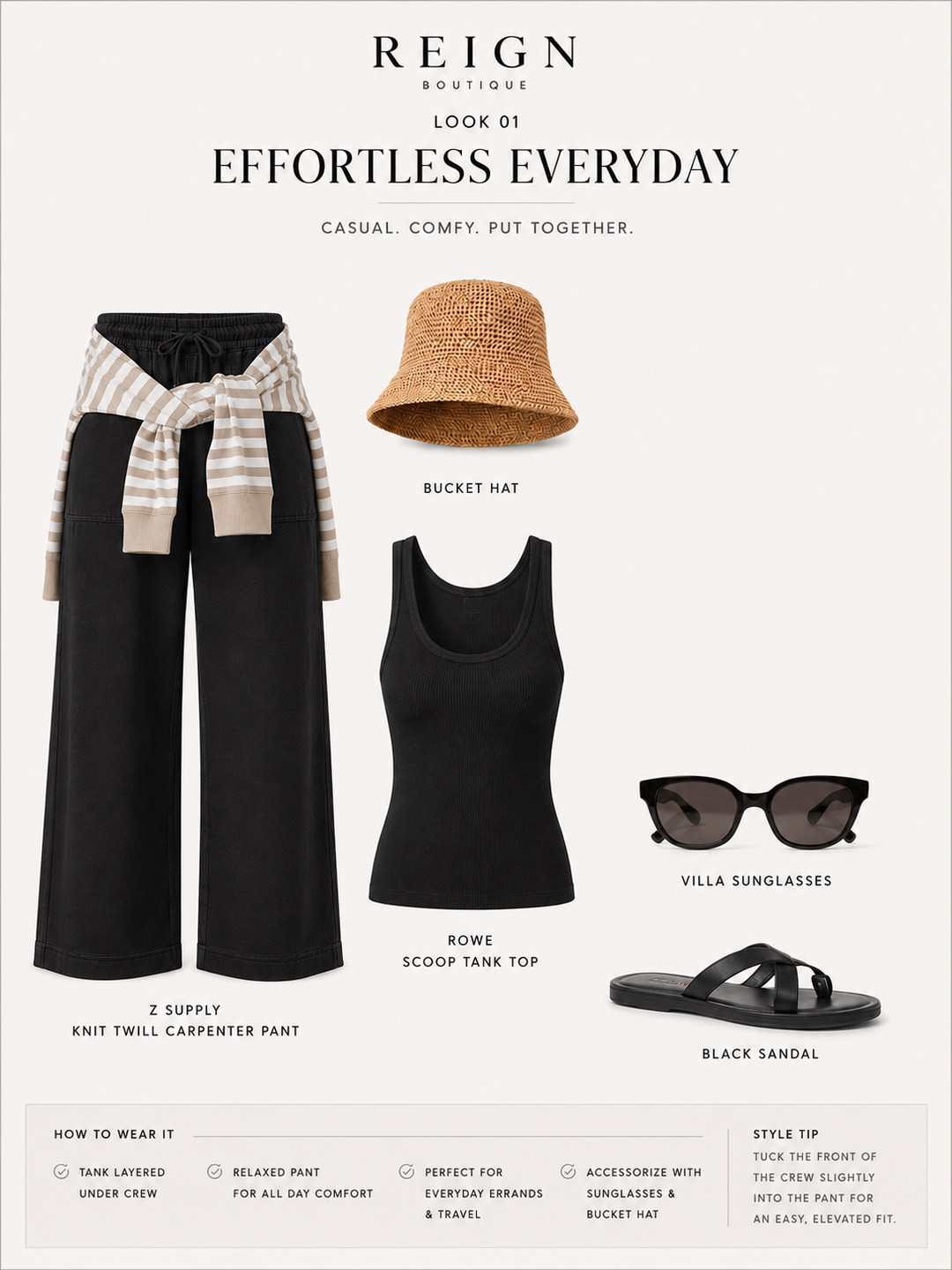 Click through the 15 style board outfit options