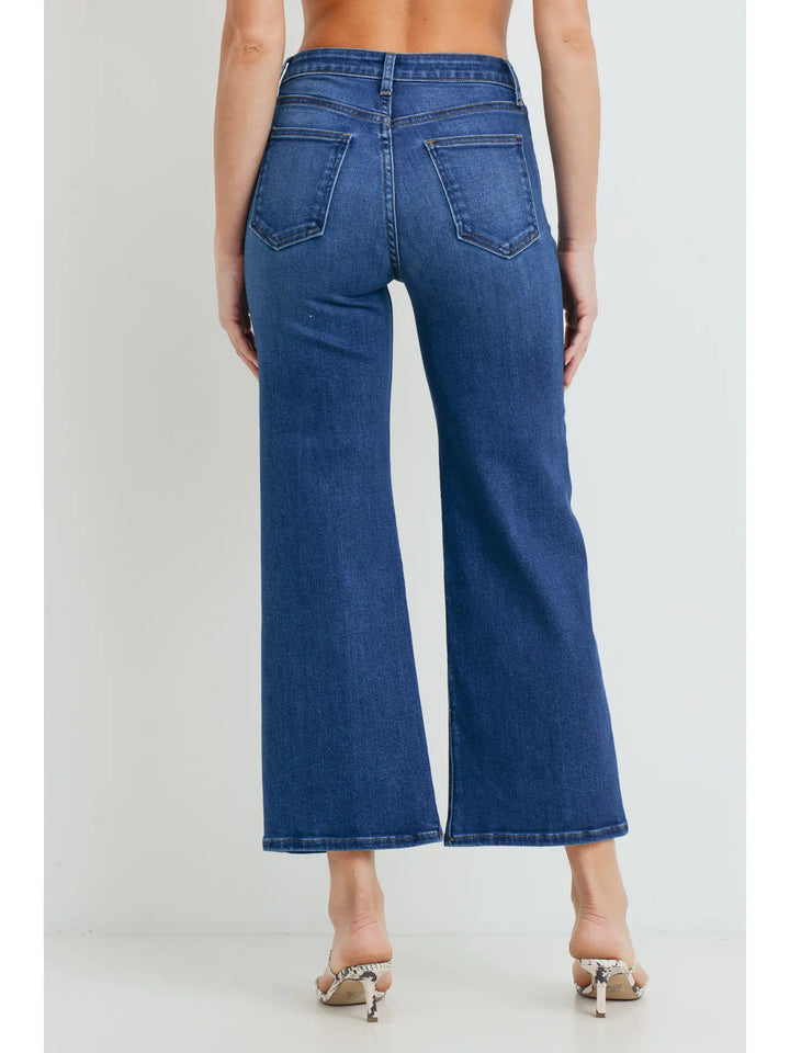 Just Black Denim HR Wide Leg- done