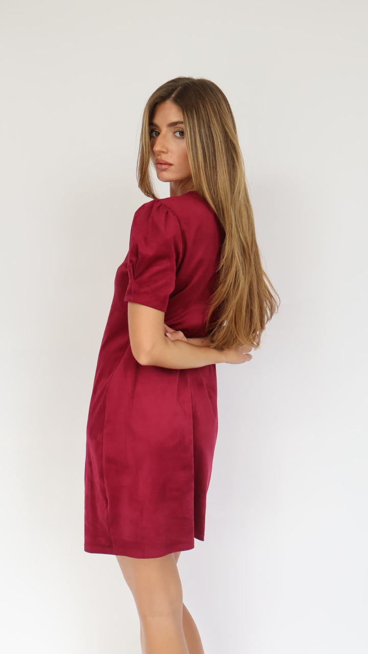 Vegan Suede Dress