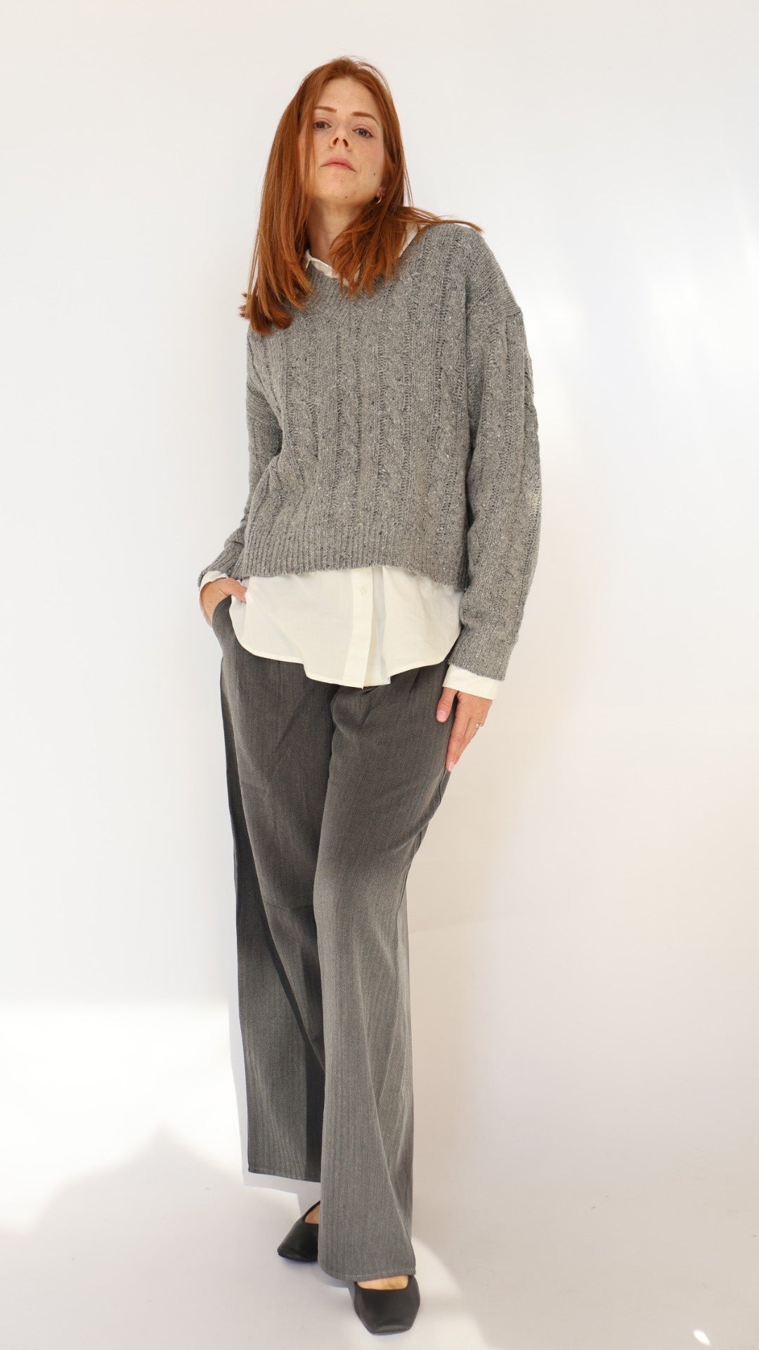 Elastic Waist Trouser Pant