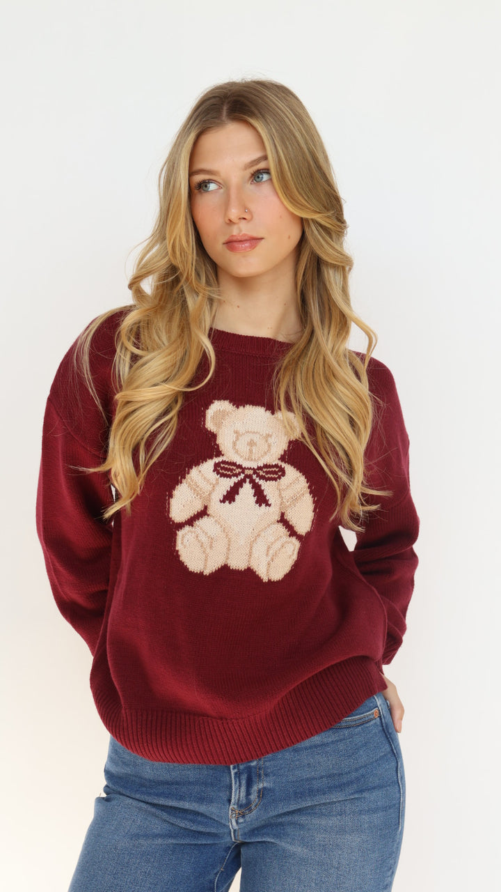 Oversized Polo Sweater