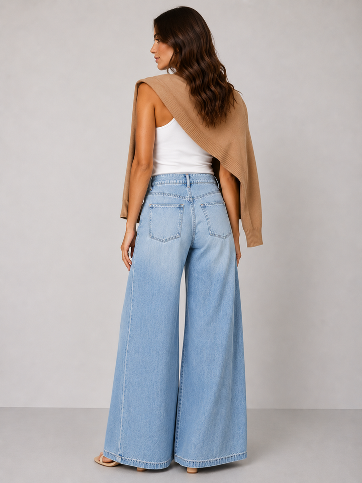 Habitual Pleated Denim Trouser