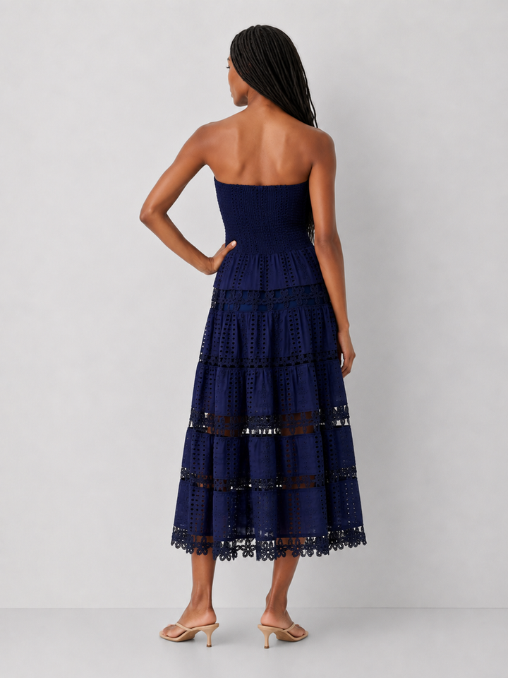 Eyelet Lace Tube Dress - FINAL SALE