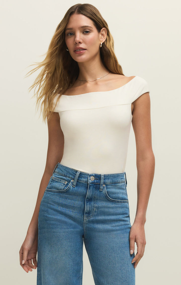Z Supply Second Skin Off The Shoulder Top