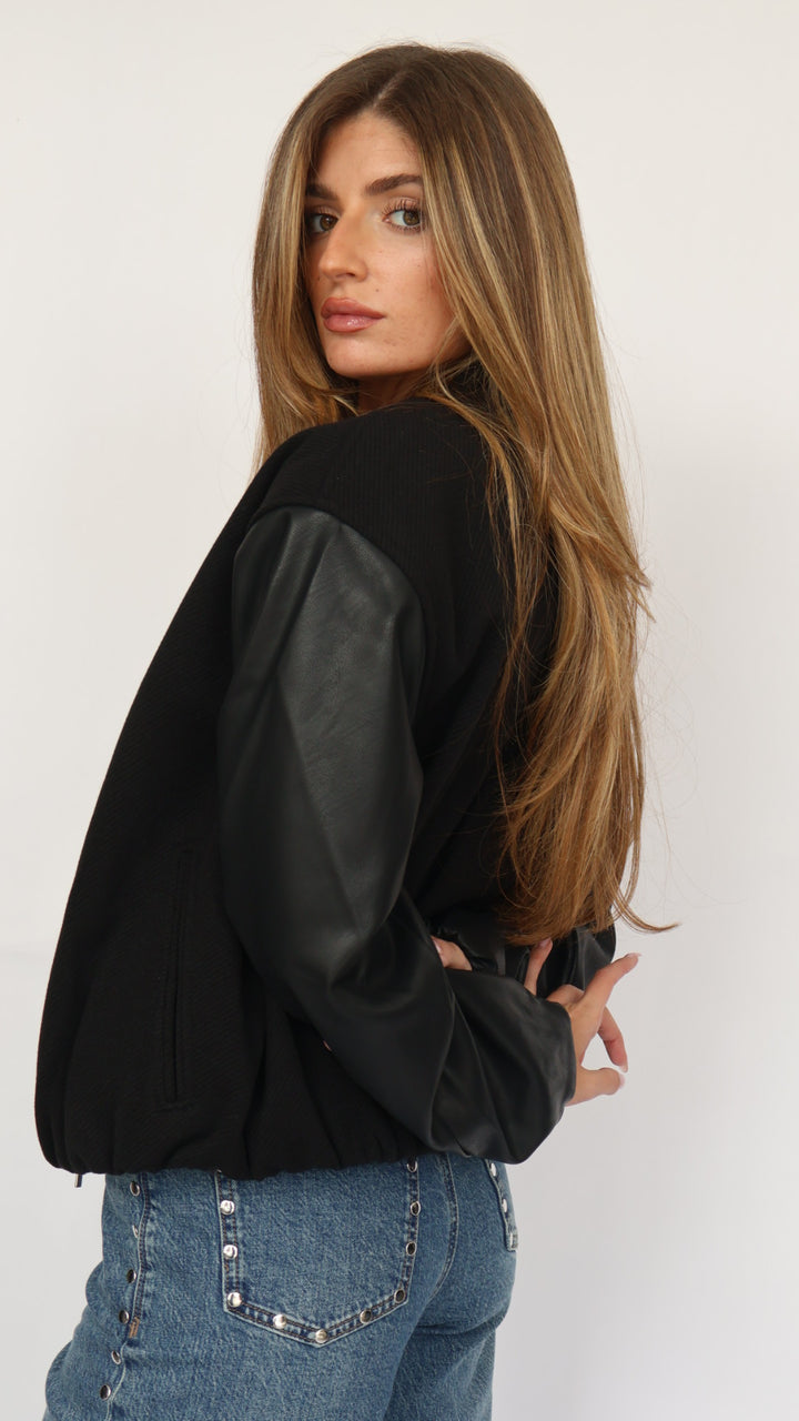 Habitual Vegan Leather Bubble Bomber