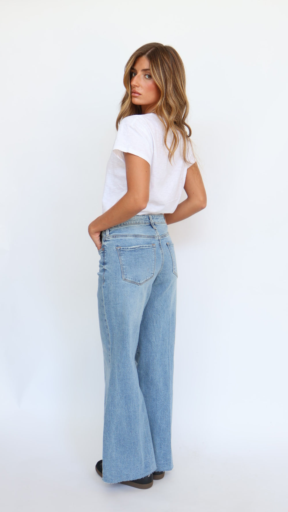 Dear John Denim Fiona Wide Leg Jeans Vintage