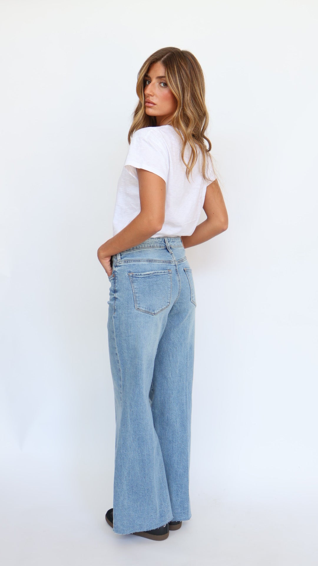 Dear John Denim Fiona Wide Leg Jeans Vintage