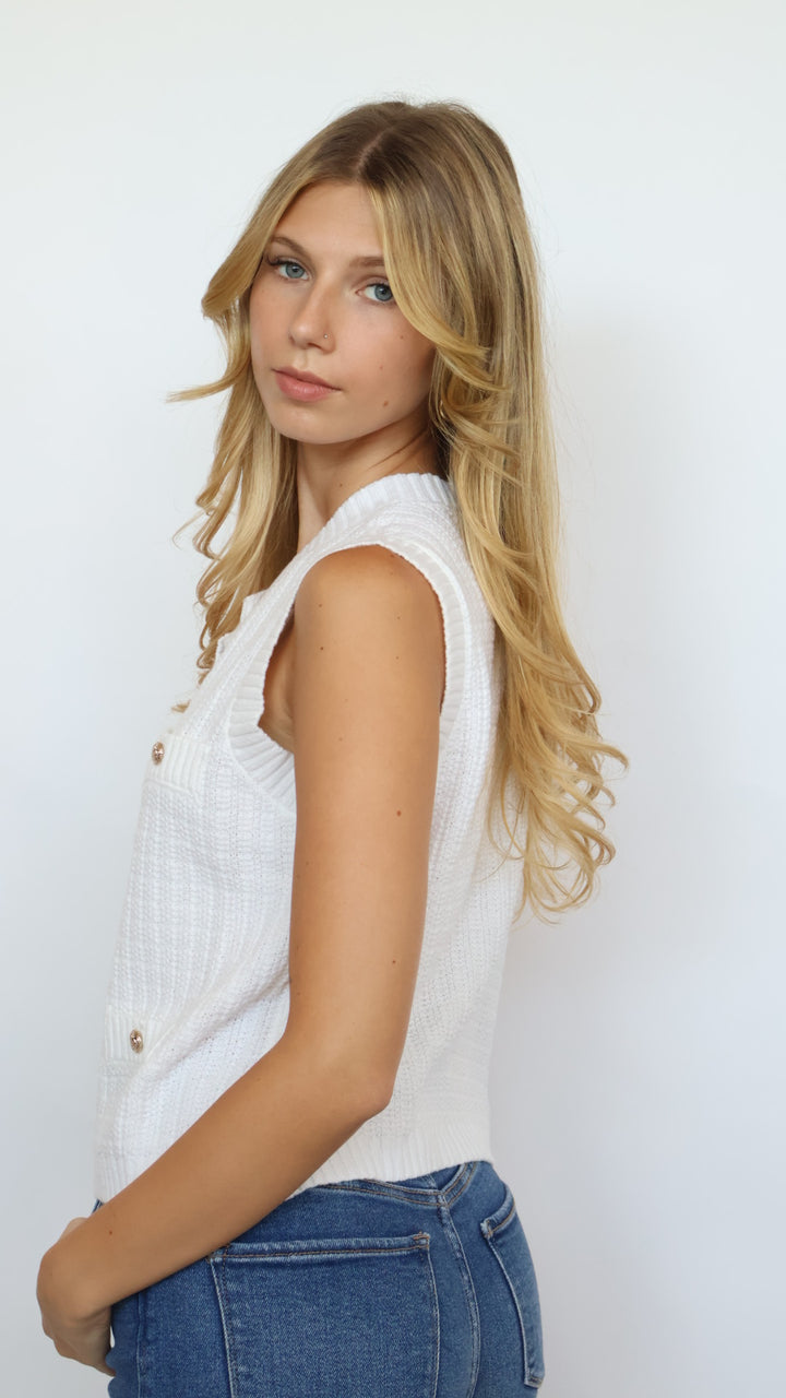 Rylin Knit Sleeveless Sweater