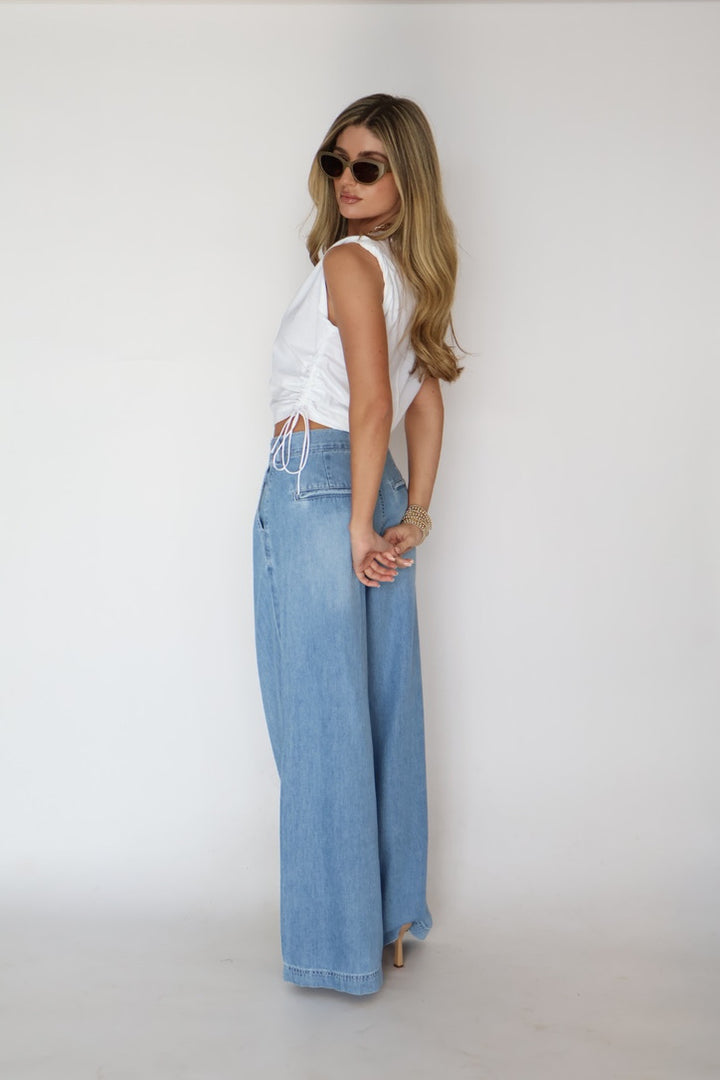 Habitual Luna Ruched Side Top