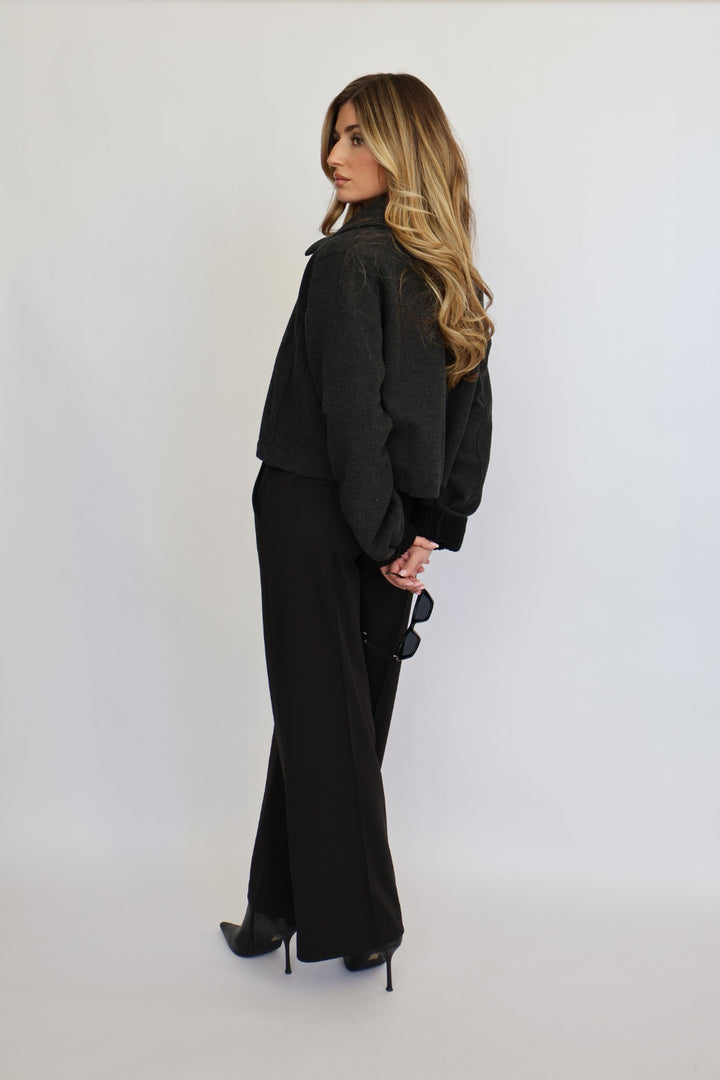 Crop Collared Jacket