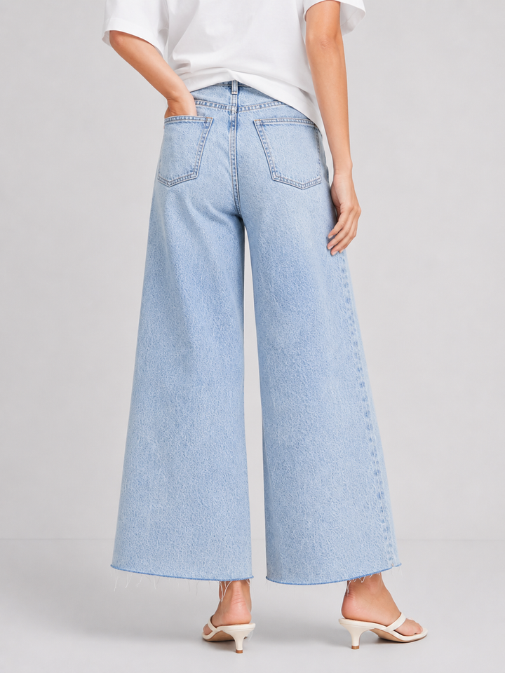 Habitual Denver High Rise Wide Leg Crop Jean