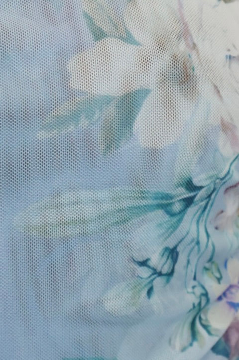 Steve Madden Rorry Floral Mesh Top