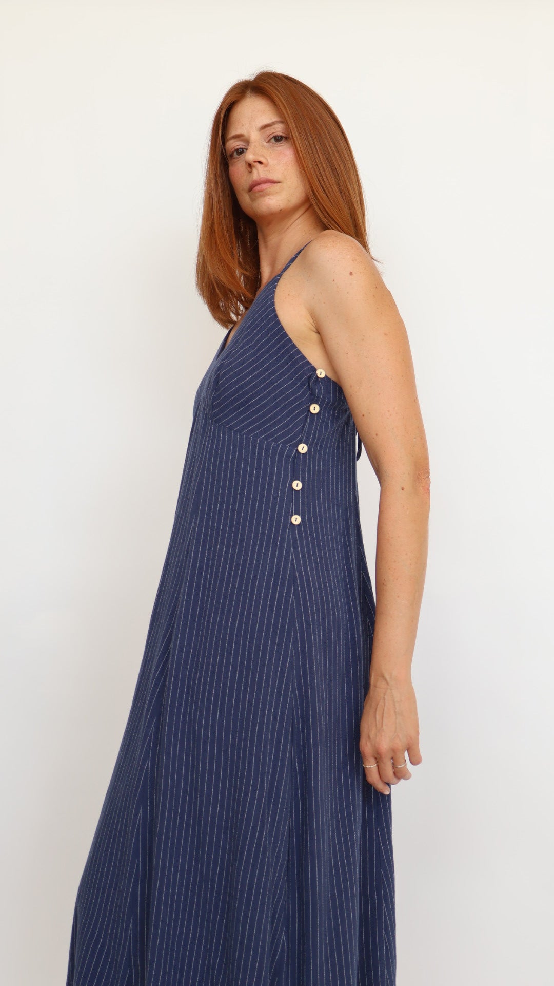Linen Midi Dress
